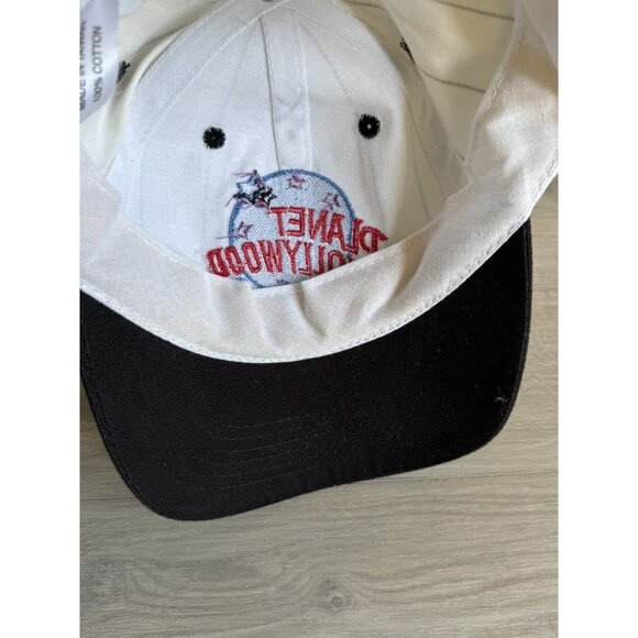 Vintage 90s Planet Hollywood Las Vegas Casino Promo Pinstripe Snapback‎ Hat - Picture 6 of 8